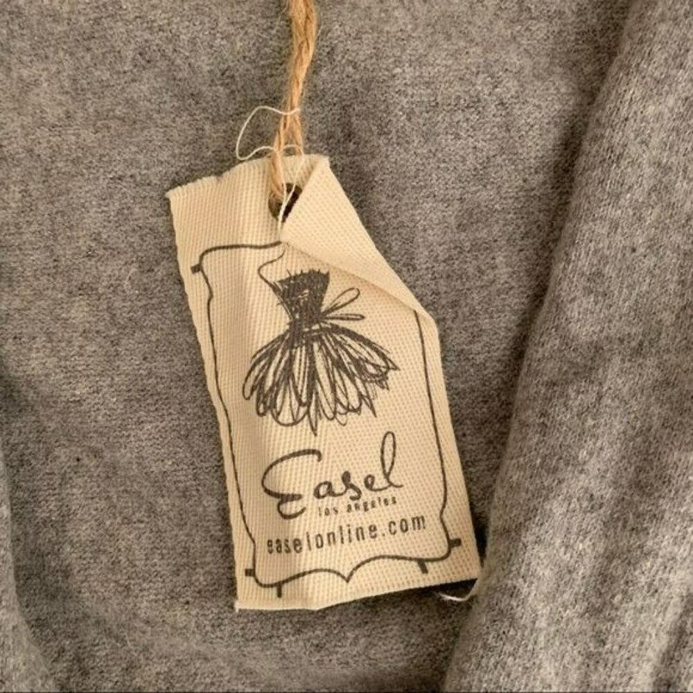 Easel Women’s Size Medium Wool Open Front Long Sl… - image 3